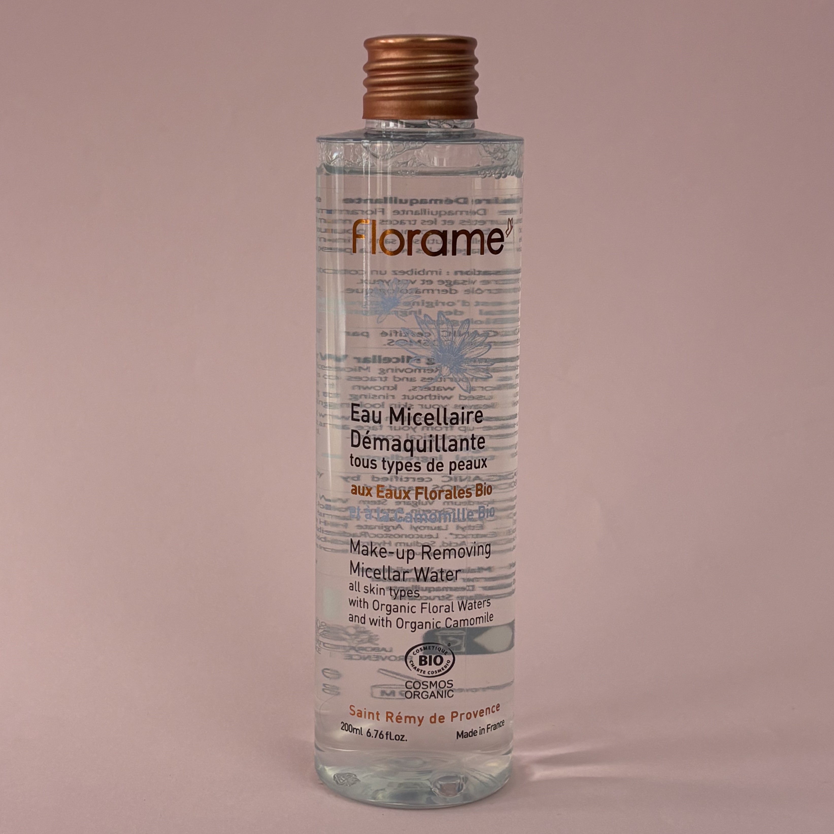 eau micellaire démaquillante florame 